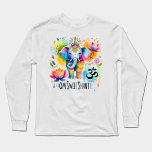 Om Sweet Shanti Long Sleeve T-Shirt